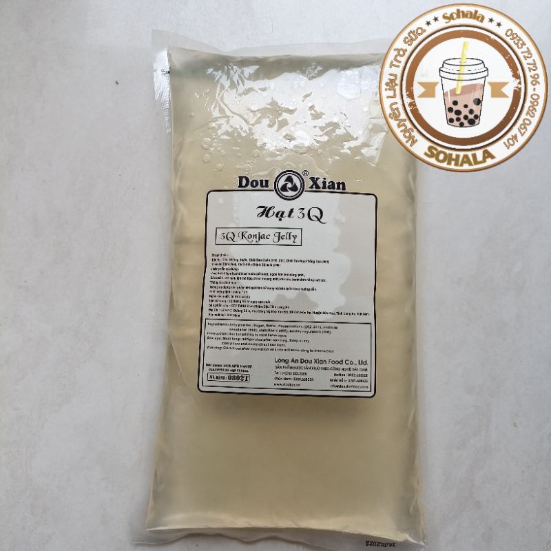Trân châu OLONG 3Q  Bibi Jelly túi 2kg
