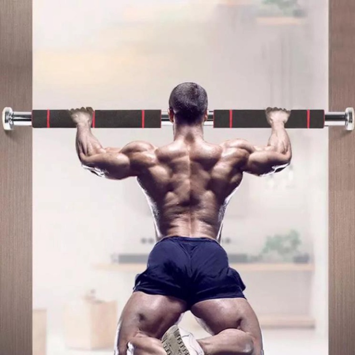 THANH XÀ TẬP ĐƠN GẮN TƯỜNG gắn cửa nhiều cỡ từ 60-130cm- Kích thước tùy chỉnh phù hợp tập gym tại nhà, tăng cơ bắp !