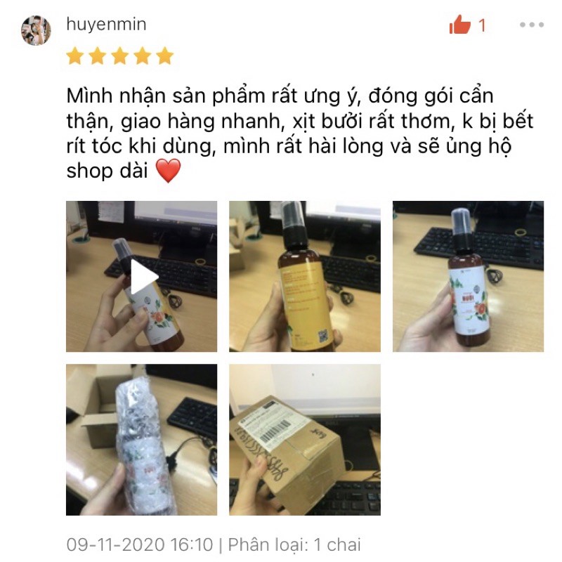 [RẺ NHẤT 2020] TINH CHẤT DƯỠNG TÓC BƯỞI 100ml – Kích mọc tóc gấp 5 lần, giúp tóc mọc dày đều | BigBuy360 - bigbuy360.vn