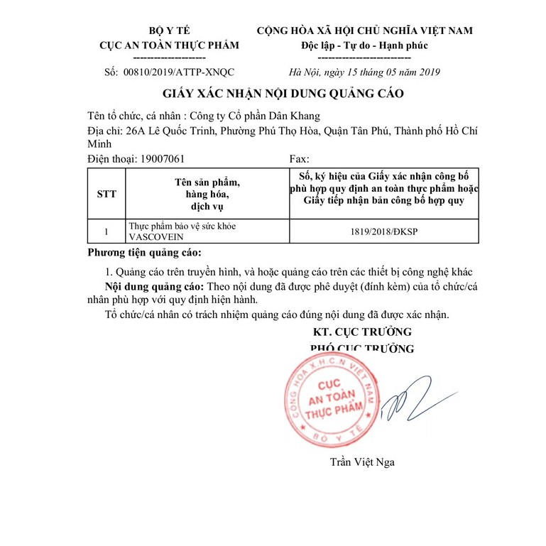 Viên uống Vascovein – Hỗ trợ điều trị suy giãn tĩnh mạch (Hộp 30 viên)
