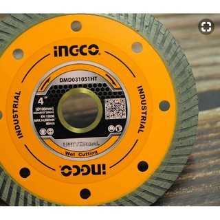 Ingco đĩa cắt gạch siêu mỏng 105mm 4inch wet cutting dmd031051ht