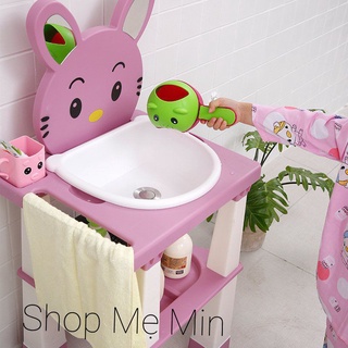 Bệ bồn thau rửa mặt đánh răng cho bé