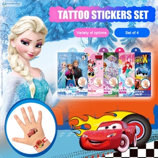 (Hàng Mới Về) Hình Xăm Dán Tạm Thời Họa Tiết Hoạt Hình Dành Cho Trẻ Em