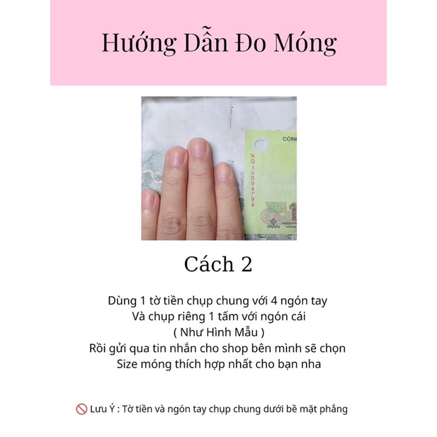 Nailbox Móng Úp Thiết Sẵn Mẫu Thạch Viền Tráng Gương