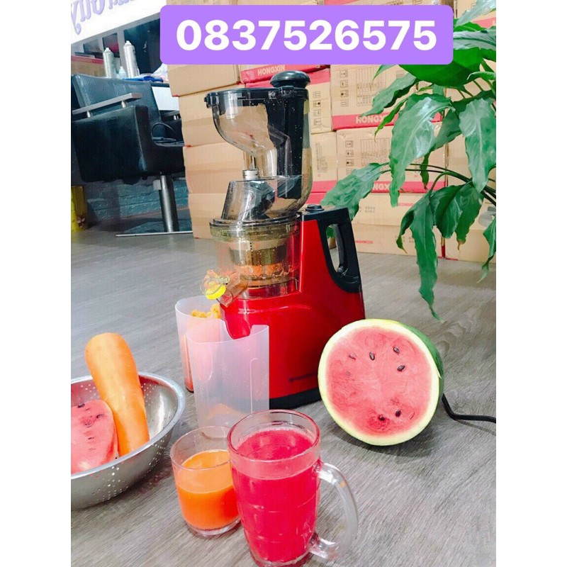 Máy Ép Chậm Hongxin Rh-312 Ép Trái Cây Nguyên Quả, Công Suất 150w, Lưỡi Dao Tháo Rời Dễ Vệ Sinh - Bh 12 Tháng