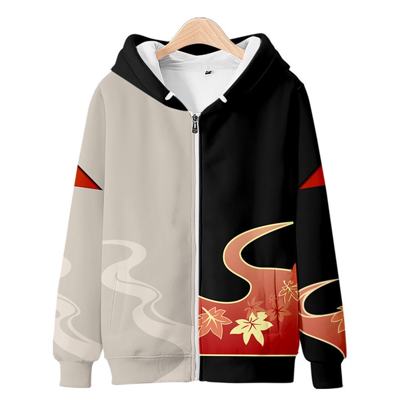 Áo Khoác Hoodie Hóa Trang Nhân Vật Game Genshin Impact Kaedehara Kazuha 9NJN
