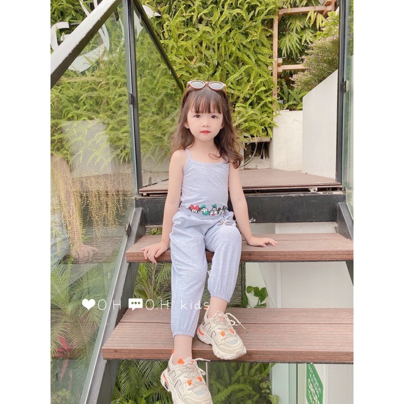 Bộ cotton bé gái❤️phong cách hip hop từ 10-22kg❤️ chất cotton 4 chiều mềm mịn