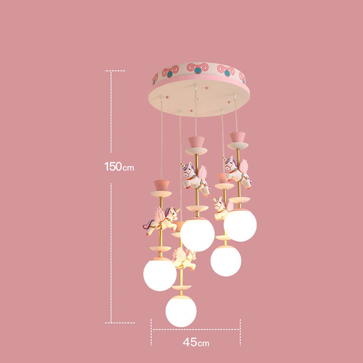 Đèn trần phòng ngủ, đèn thả trần ngộ nghĩnh xinh xắn cho bé PH-D007