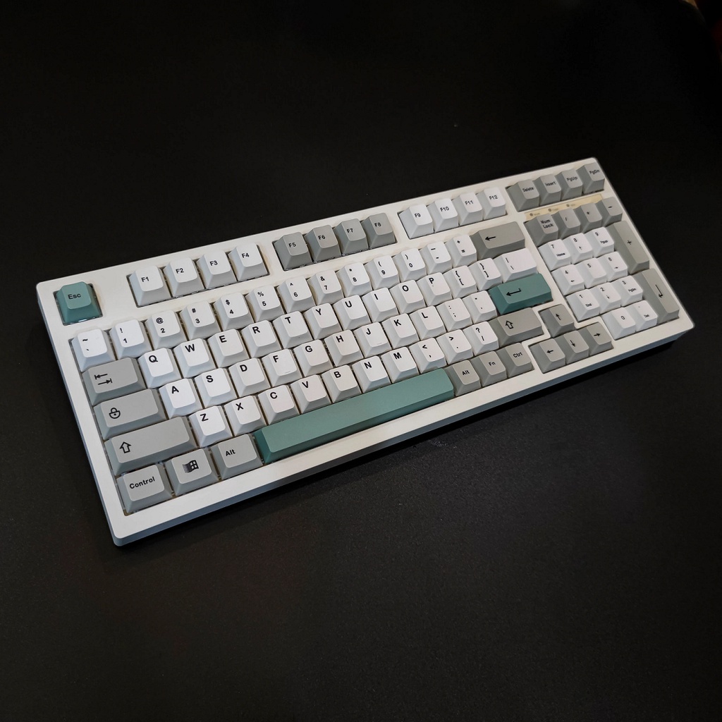 Keycap set PBT Mario Dye-sub nhiều phối màu nút bàn phím cơ phù hợp các layout cơ bản