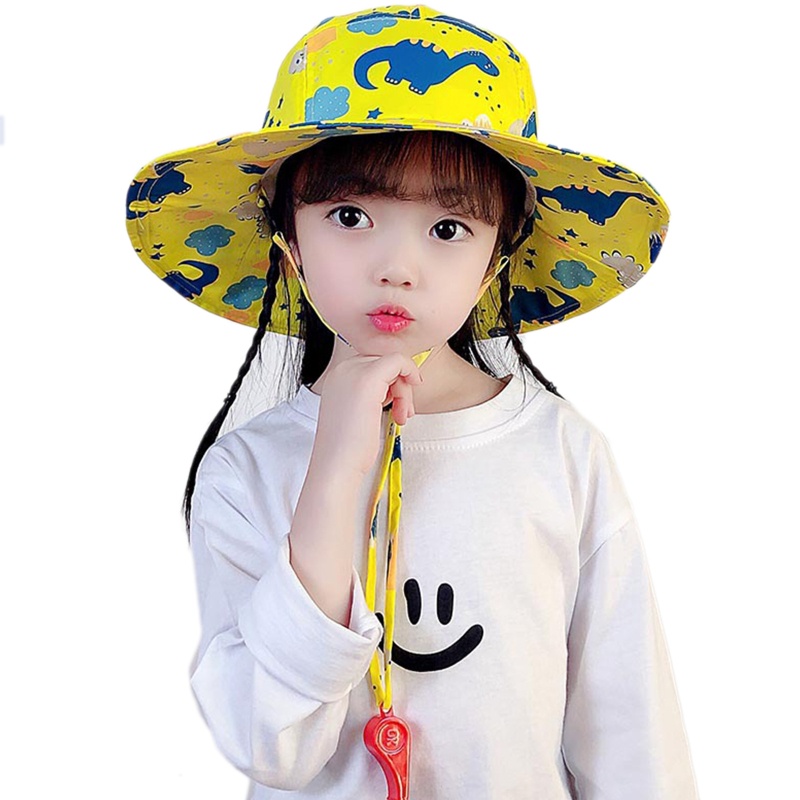 Nón Tai Bèo Chống Nắng Họa Tiết Hoạt Hình Dễ Thương