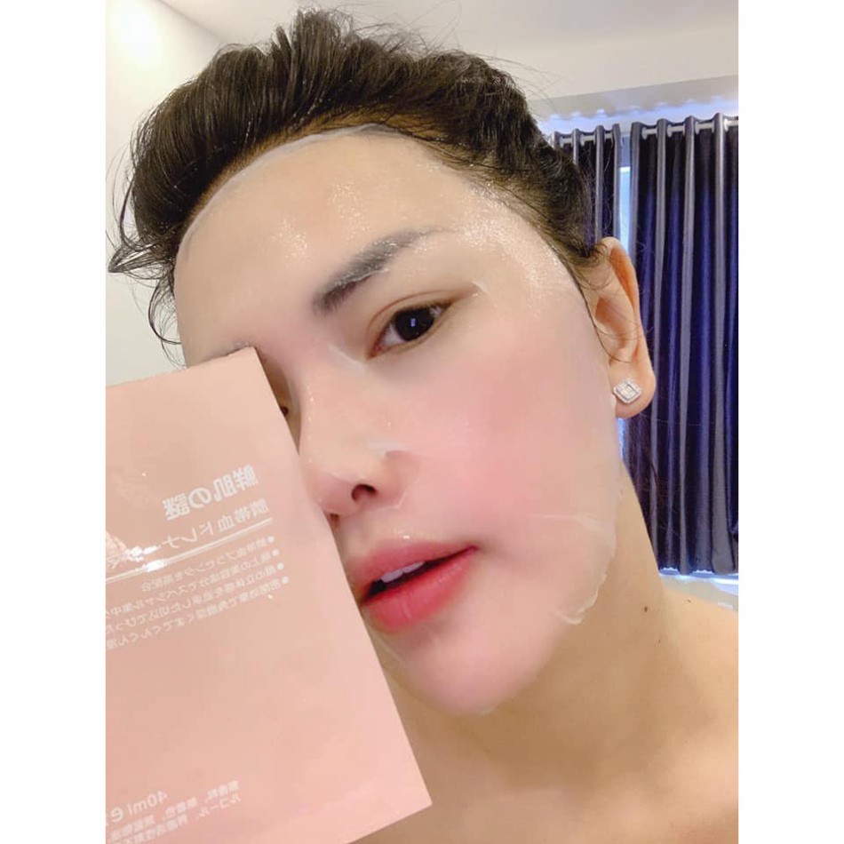 [G01] 💚FREE SHIP💚Mặt nạ nhau thai tế bào gốc Rwine Beauty Steam Cell Placenta Mask S002