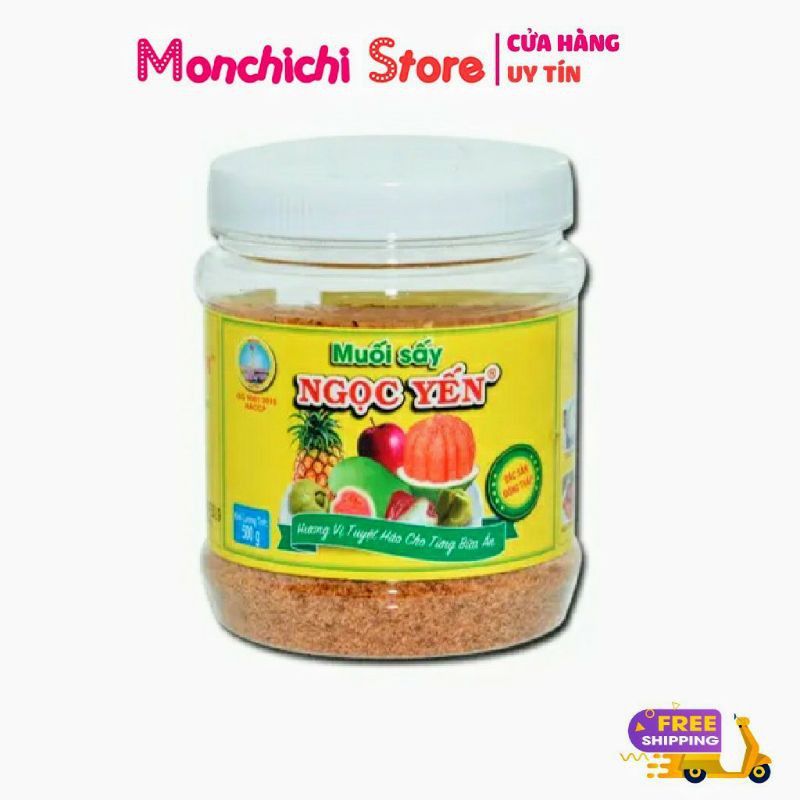 Muối sấy Ngọc Yến keo 150g, 500g bảo quản lâu hơn