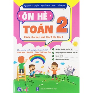 Sách - Ôn Hè Toán Lớp 2 - Dành cho học sinh lớp 2 lên lớp 3 (1 cuốn)