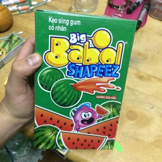 Hộp Kẹo Cao Su Big Babol Shapeez 250g( 50 viên)