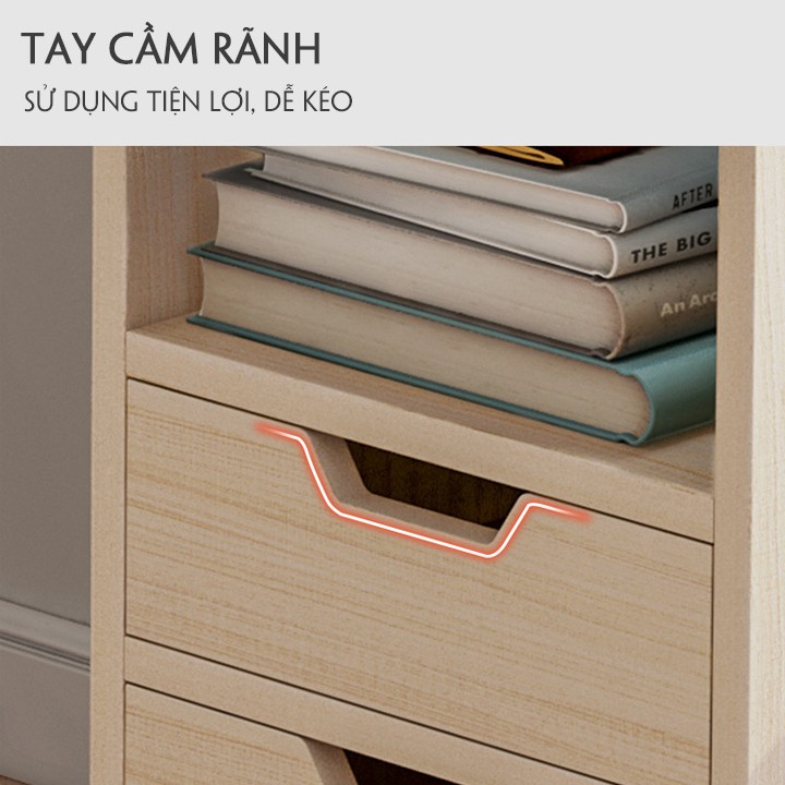 Bàn làm việc, bàn học bằng gỗ có ngăn kéo, giá để tài liệu kích thước mẫu mới 2021 hàng xuất khẩu kèm ảnh thật