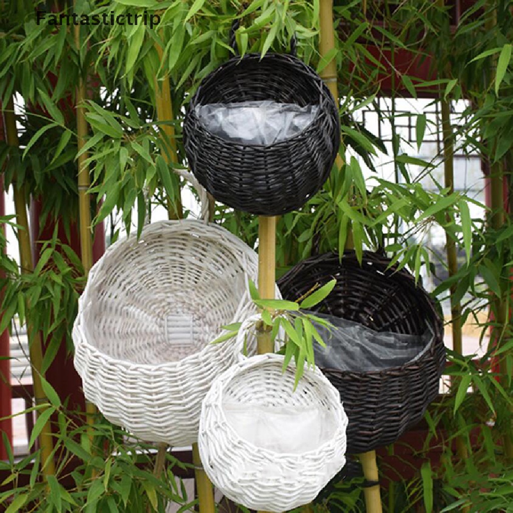 Giỏ Mây Treo Tường Trang Trí Nhà Cửa