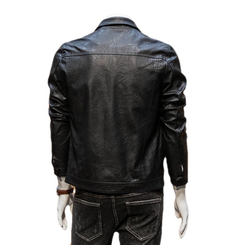 Áo Khoác Da 2 Túi Phong Cách