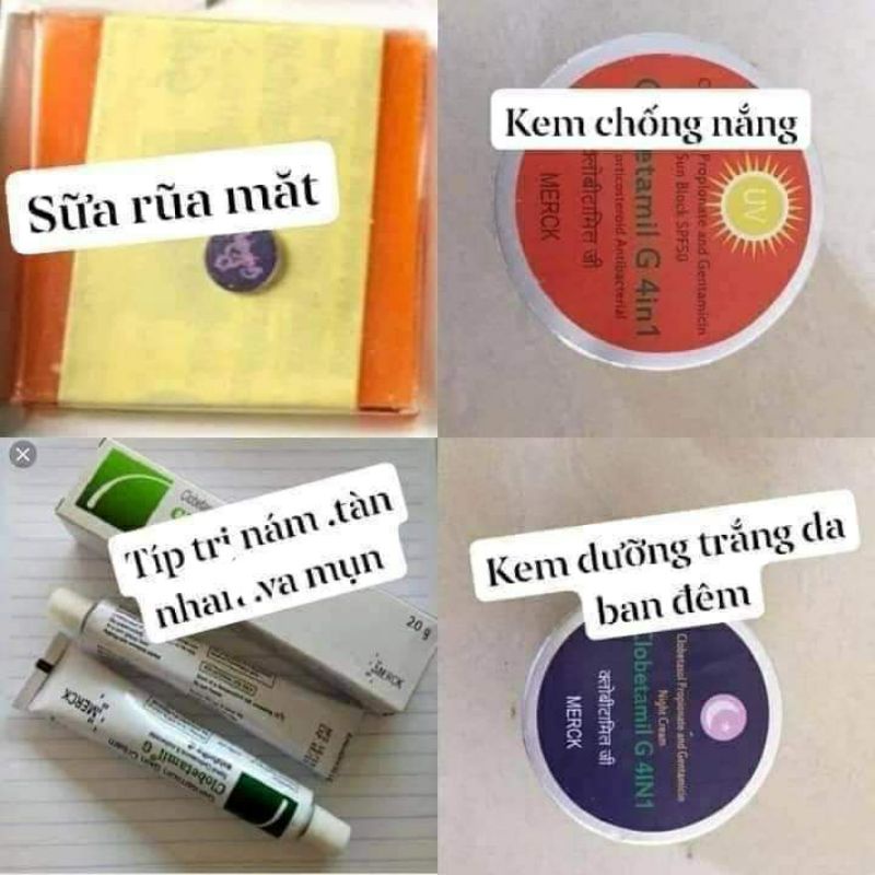 (Loại 1)Set nám cao cấp Clobetamil-G Thái Lan