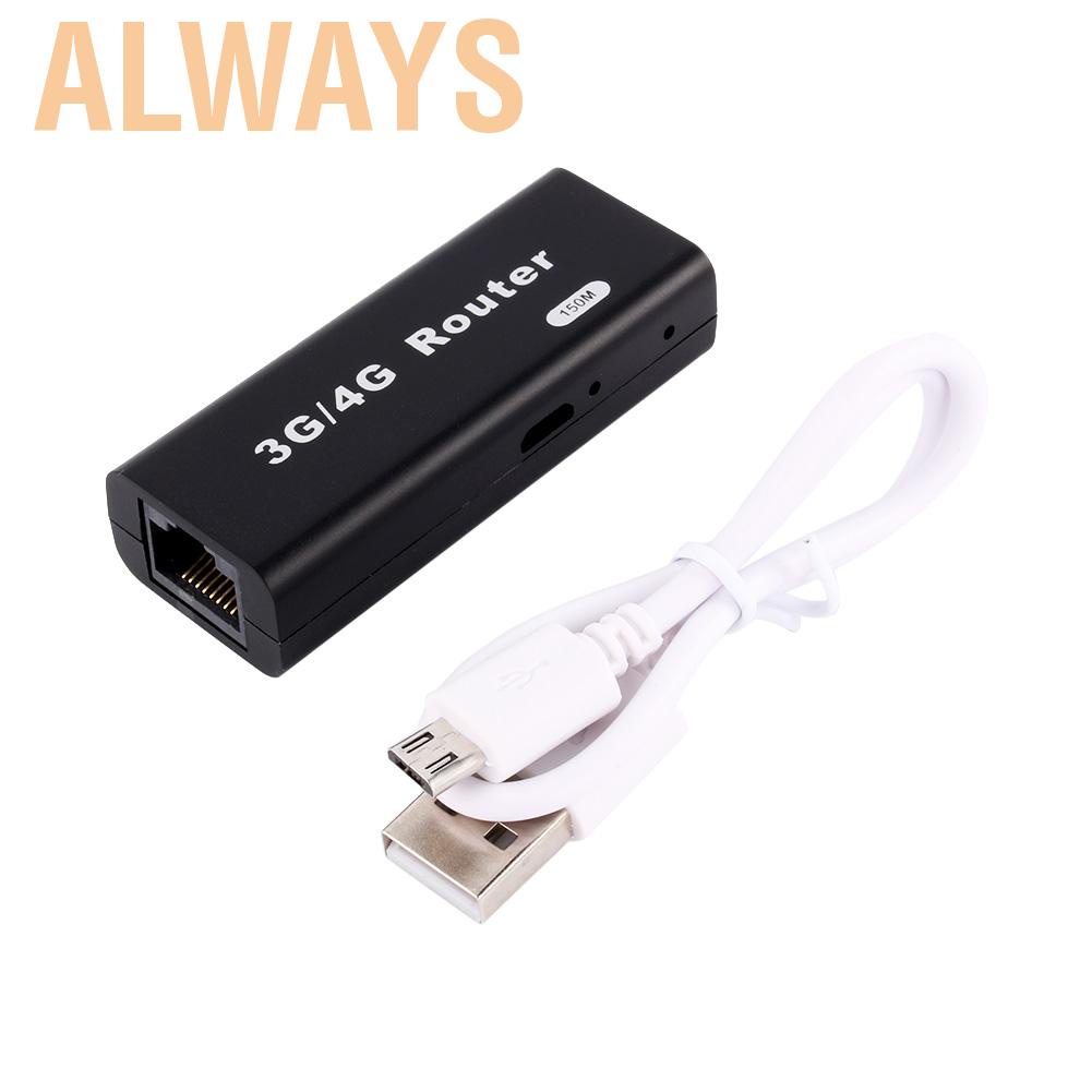 [Seller Recommend] Bộ phát sóng 3G / 4G WiFi WLAN Hotspot 150Mbps RJ45 USB không dây