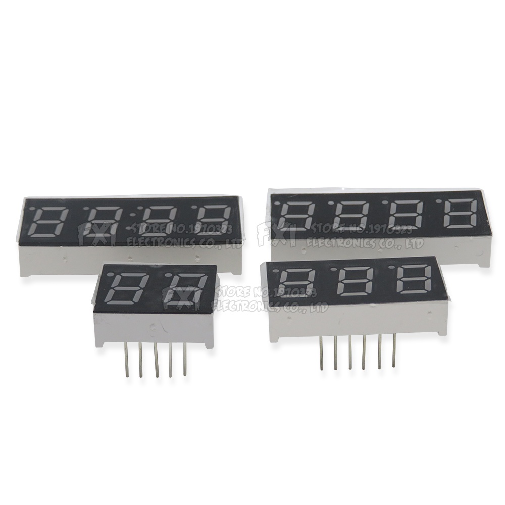 Set 5 Ống Đèn led 0.36inch 7 Chế Độ 1 Bit / 2 Bit / 3 Bit / 4 Bit Kỹ Thuật Số 0.36 inch