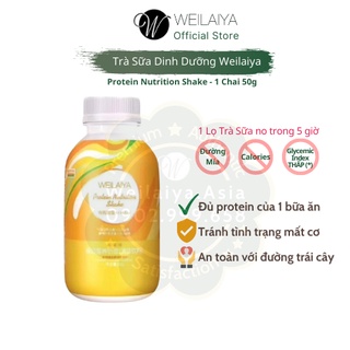 Trà Sữa Dinh Dưỡng Weilaiya Protein Nutrition Shake - 1 Chai No Lâu Đến 5 Giờ mà không sợ béo