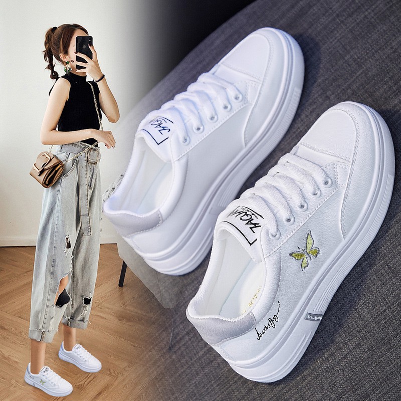 Giày Thể Thao Nữ Bướm Đế Bằng 3P