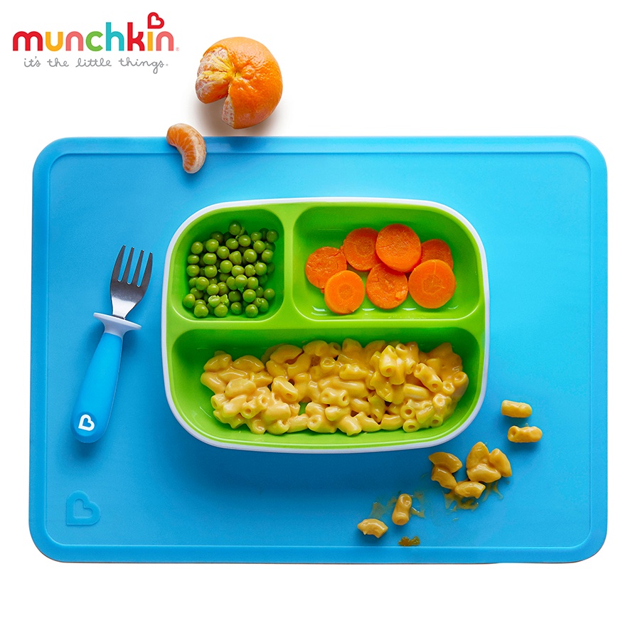 Bộ 2 Đĩa Chia Ngăn Chống Trượt Munchkin Hoa Kỳ - Jokids Store