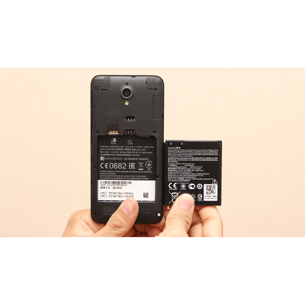 Pin cho Asus Zenfone C Z007 dung lượng 2160mAh zin xịn 100% có BH