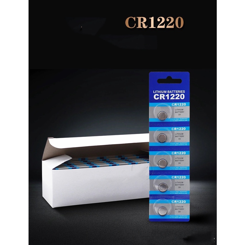Vỉ 5 viên pin CR 1220 Lithium Battery 3V