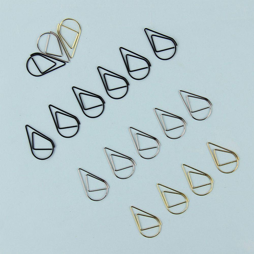 Augustina Bookmark Kim Loại Mini Kẹp Đánh Dấu Trang Sách Hình Giọt Nước Sáng Tạo Dùng Trong Văn Phòng