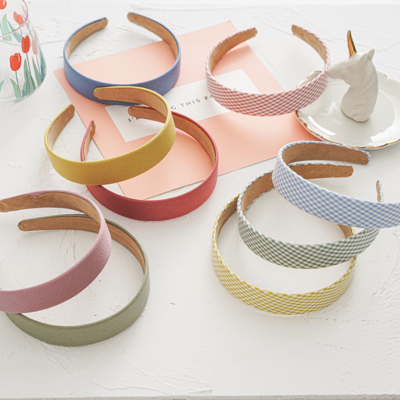 Băng Đô Cài Tóc Họa Tiết Kẻ Sọc Màu Sắc Cổ Điển Thời Trang Mùa Hè Cho Nữ