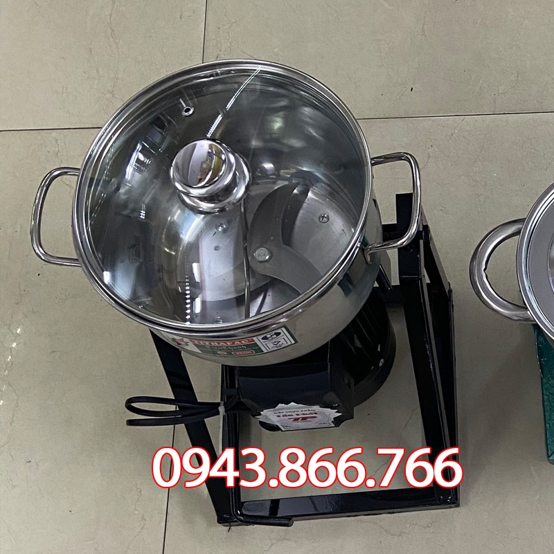 Nồi xay lật đổ size 22cm - 900W dây đồng dùng để xay thịt, hành tỏi ớt sả