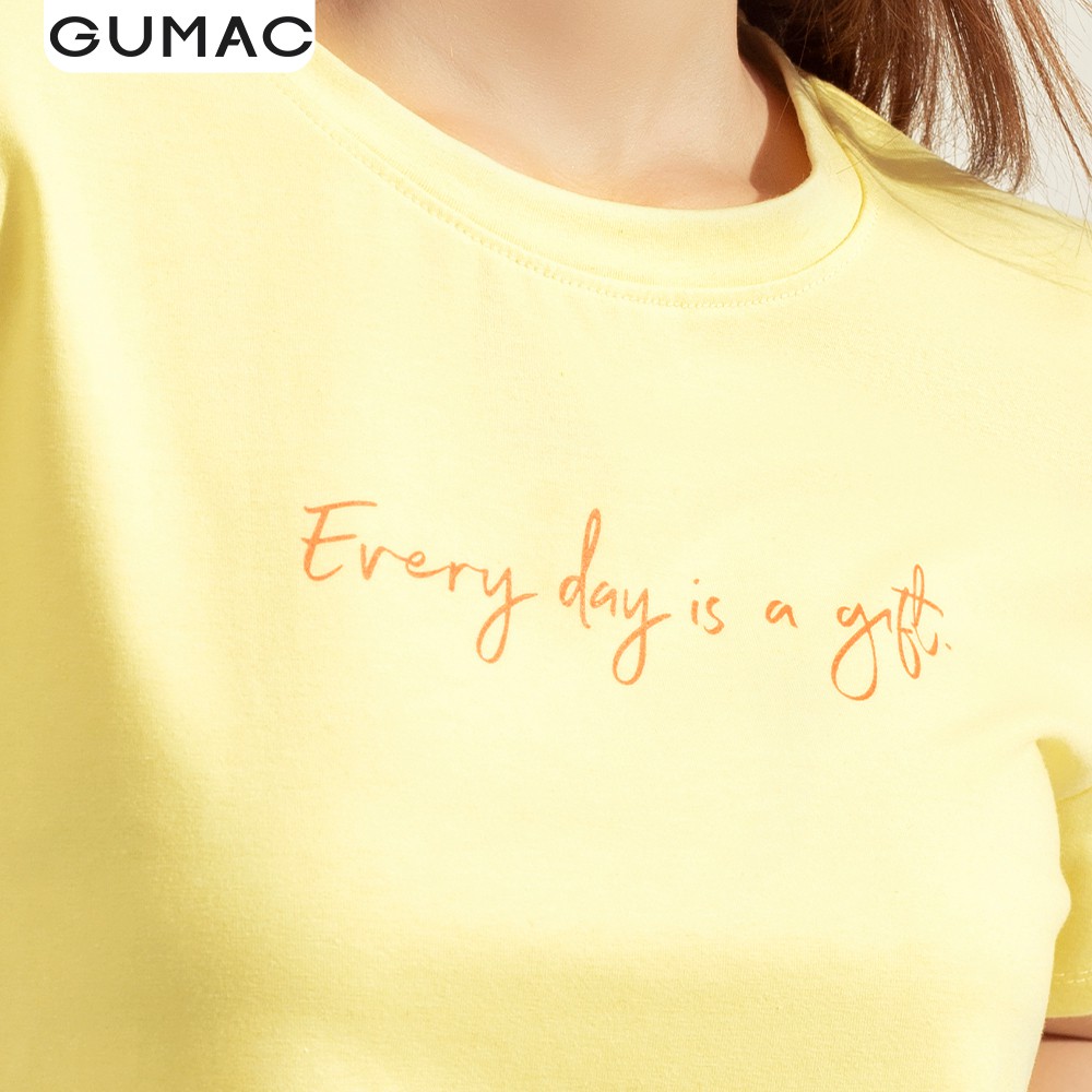 [Mã WABRGU15 giảm 15% tối đa 50k đơn từ 149k] Áo thun in Every day ATA1118 GUMAC