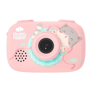 Máy ảnh CLEVER HIPPO TOY - Máy chụp hình thông minh - hồng dịu dàng -  Mã SP YT011/PK