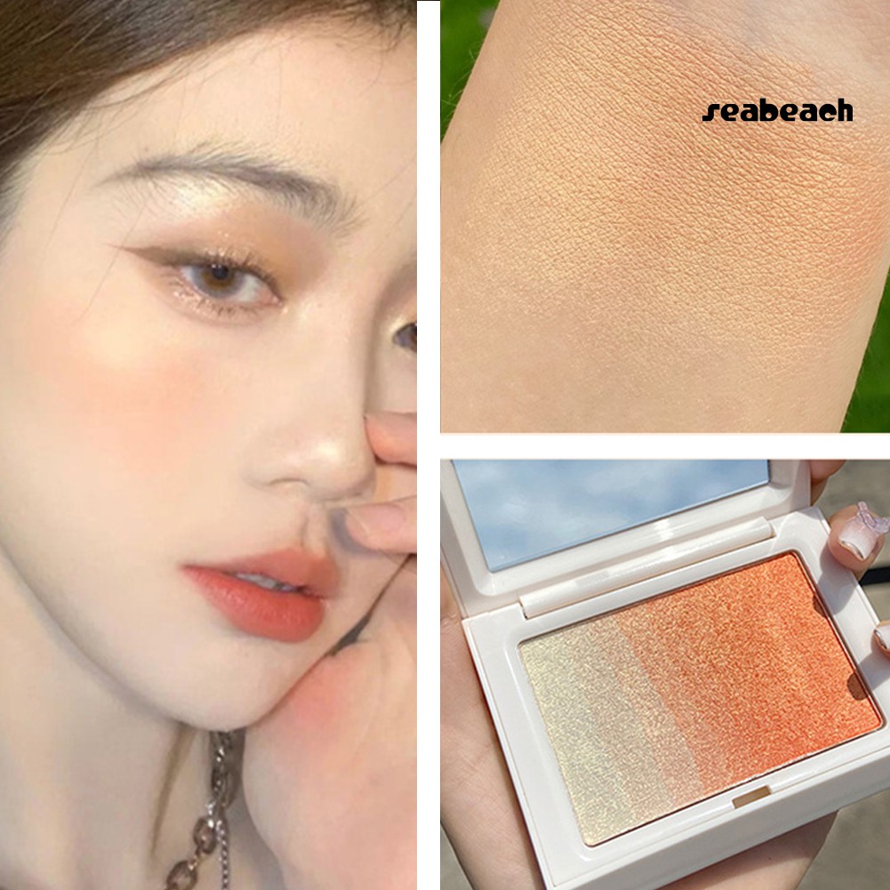 (Hàng Mới Về) Bảng Phấn Má Hồng Bắt Sáng Tạo Khối Trang Điểm Lâu Trôi | BigBuy360 - bigbuy360.vn