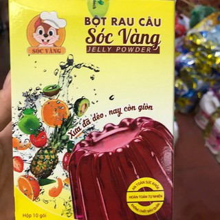 Bột rau câu Con sóc vàng 12g