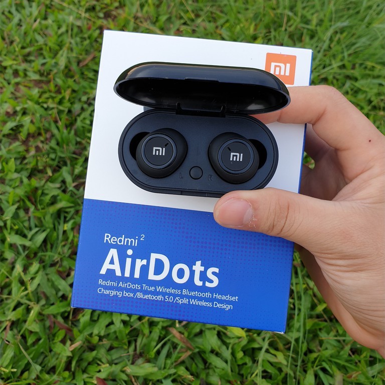 Tai nghe bluetooth Xiaomi Redmi Airdots TWS 5.0 chống ồn tự động kết nối