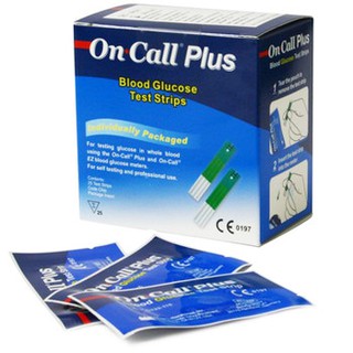 Hộp 25 que thử đường huyết On Call Plus