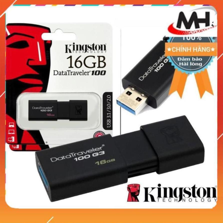 SALE 20% USB Kingston DT100G3 USB 3.0 16GB(chính hãng) NEW 2019 | BigBuy360 - bigbuy360.vn
