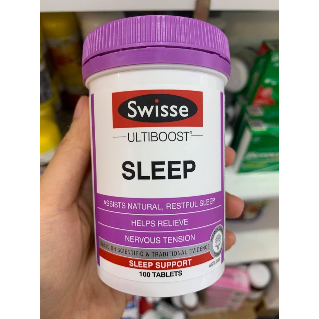 Ngủ ngon sleep swisse - Swisse Ultiboost Sleep hỗ trợ ngủ ngon, 60 viên - 100 viên