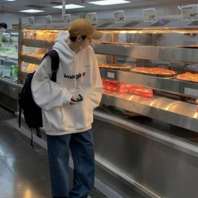 FREESHIP XTRA Áo hoodie in hình họa tiết IMAGINO nỉ bông siêu dày form rộng Unisex | BigBuy360 - bigbuy360.vn