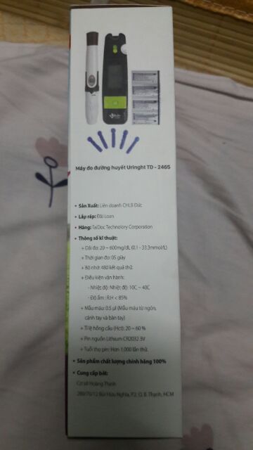 (Có sẵn) Máy đo đường huyết Glucerna