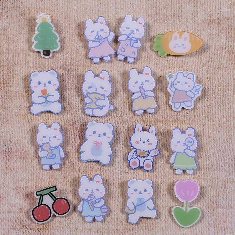 Huy hiệu cài áo 🌺SOPHIE🌺 sticker cài cặp nhiều hình kute