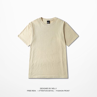 Áo thun trơn Nelly 100% cotton basic bộ màu áo phông basic xanh neon 09