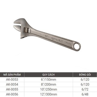 Mỏ lết mạ đồng Asaki AK-0053 6"