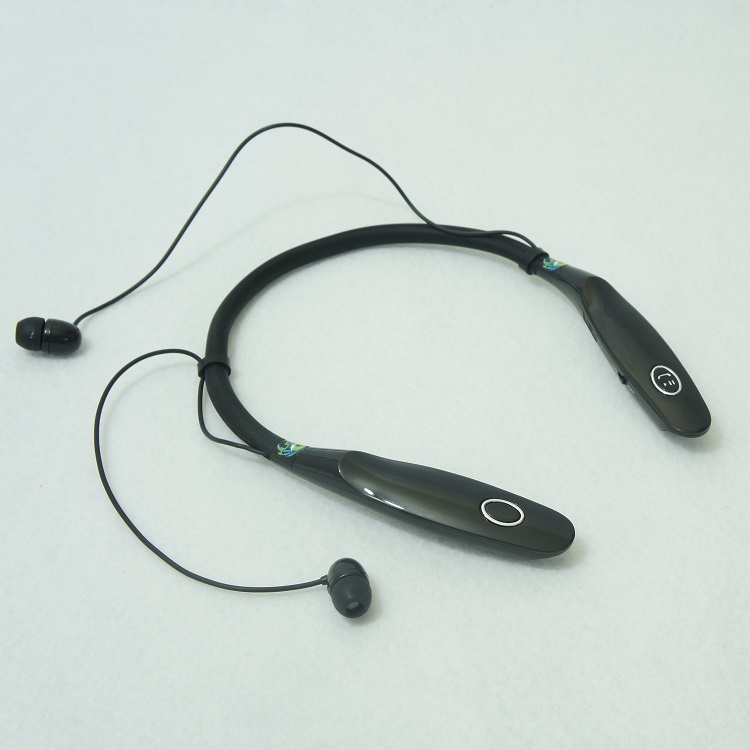 Tai Nghe Thể Thao Không Dây Huqu HBS900S - Phong Cách Cá Tính Năng Động, Đeo kiểu Treo Cổ