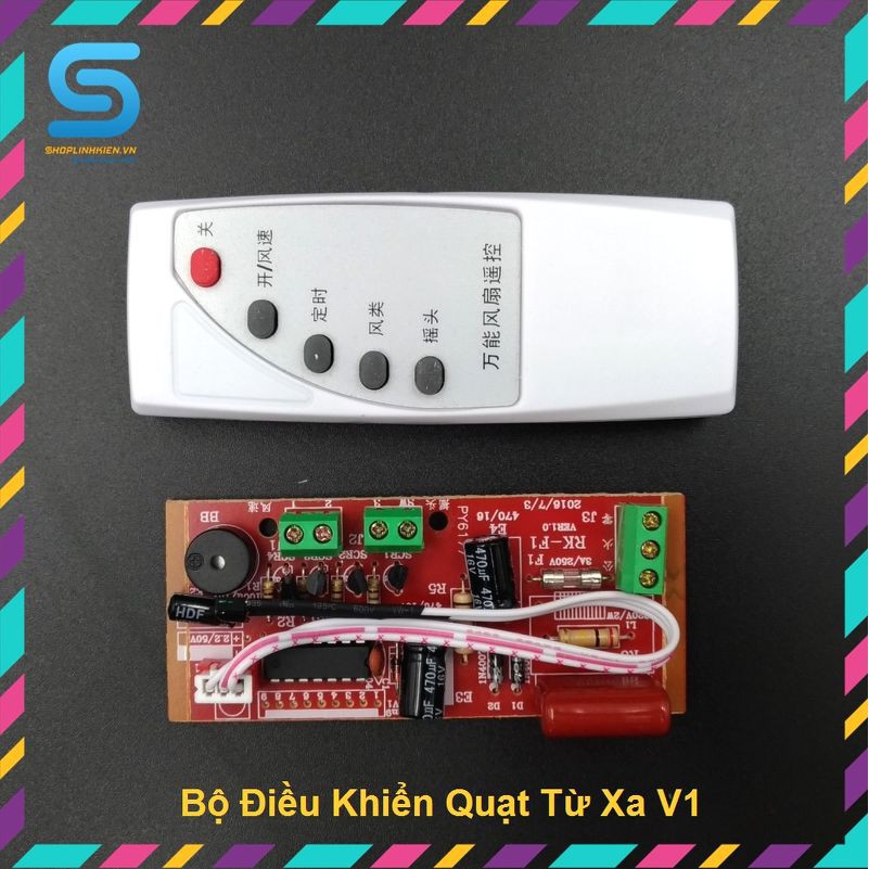 Bộ Điều Khiển Quạt Từ Xa QTX-5K1 ❤️Bo Quạt Mạch Quạt❤️Mạch Quạt FC311 FC11