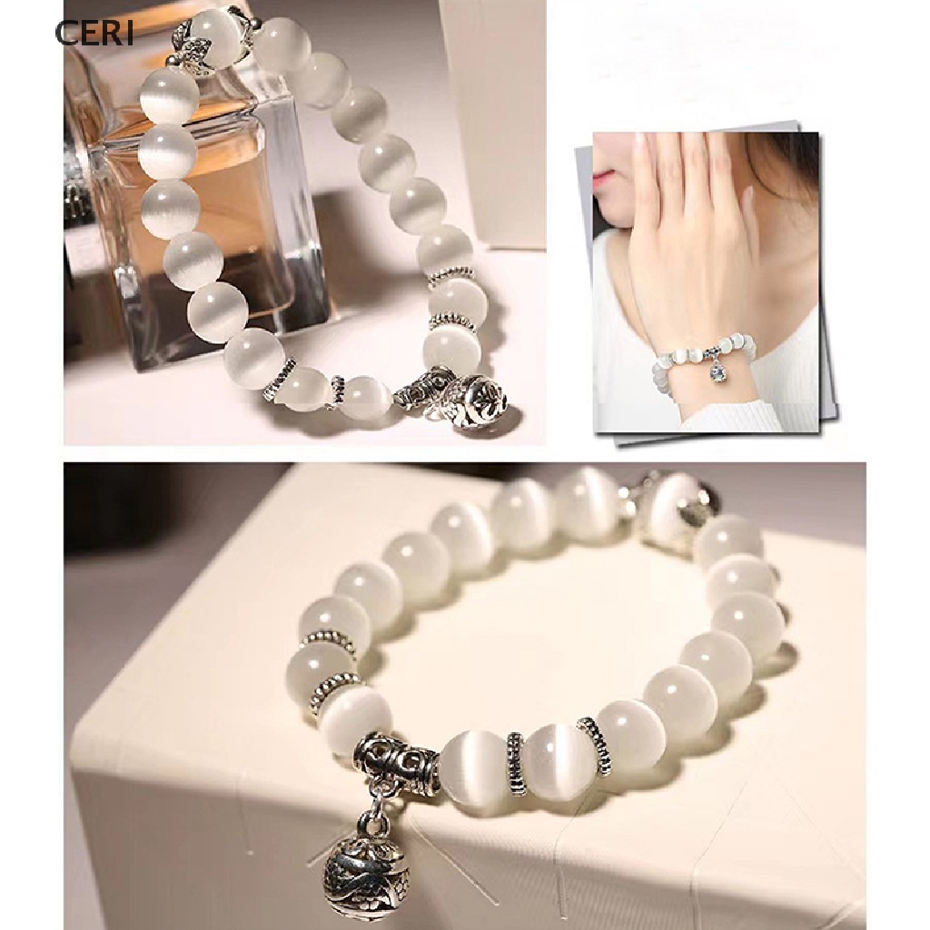 Vòng Tay Đá Mắt Mèo Thời Trang Đơn Giản