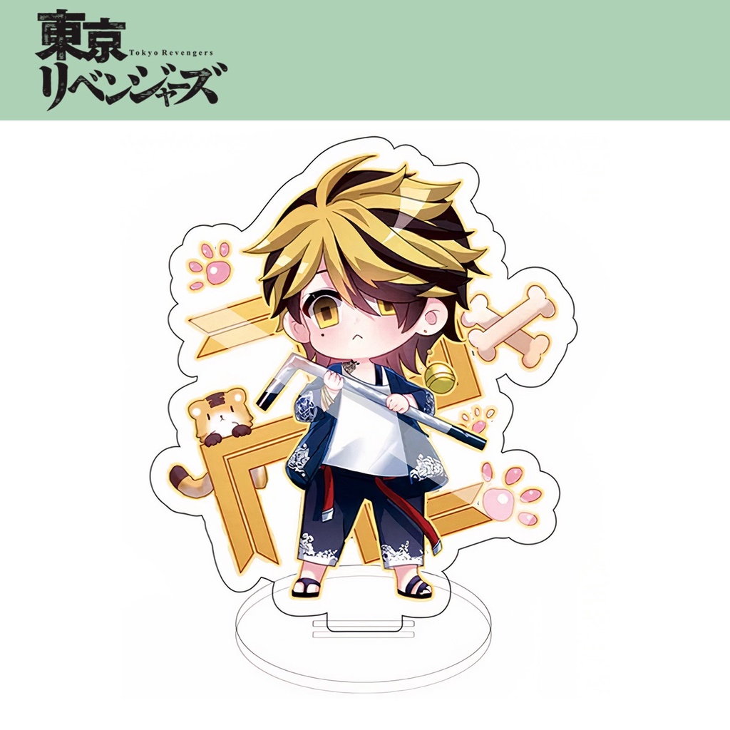 Mô Hình Standee Anime Tokyo Revengers Nhân vật chibi MIKEY DRAKEN Chất liệu Acrylic trang trí góc học tập bàn làm việc