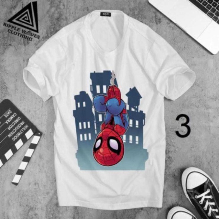 [ÁO THUN IN] In hình Người Nhện, Spider-Man - Áo thun Cotton nam, nữ tay ngắn, cổ tròn